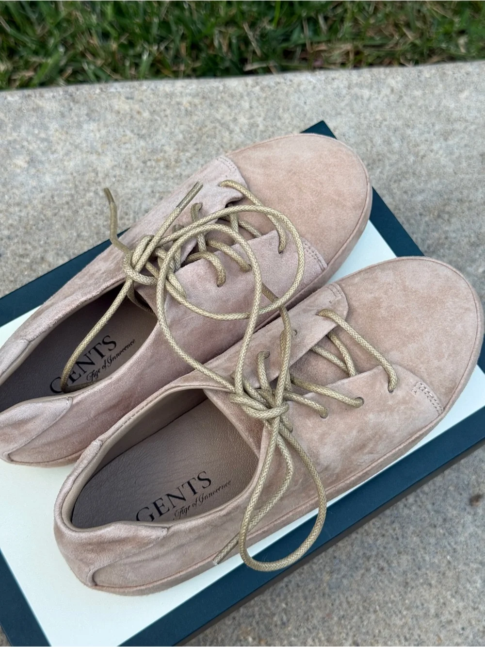 NEW GENTS by Age of Innocence Beige Suede Lace-Up Shoes / Sneakers (EU 29)